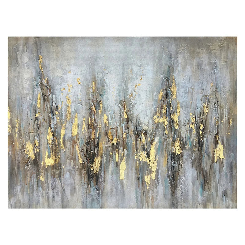 Modern Golden Gray Vintage Urban Abstrakte Wandkunst Fein Kunst Leinwanddruck Große Formate Bilder Für Wohnzimmer Esszimmer Kunst Dekor | Karnz