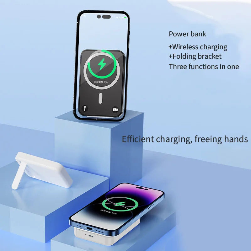 Magnetische kabellose Powerbank mit Ständer