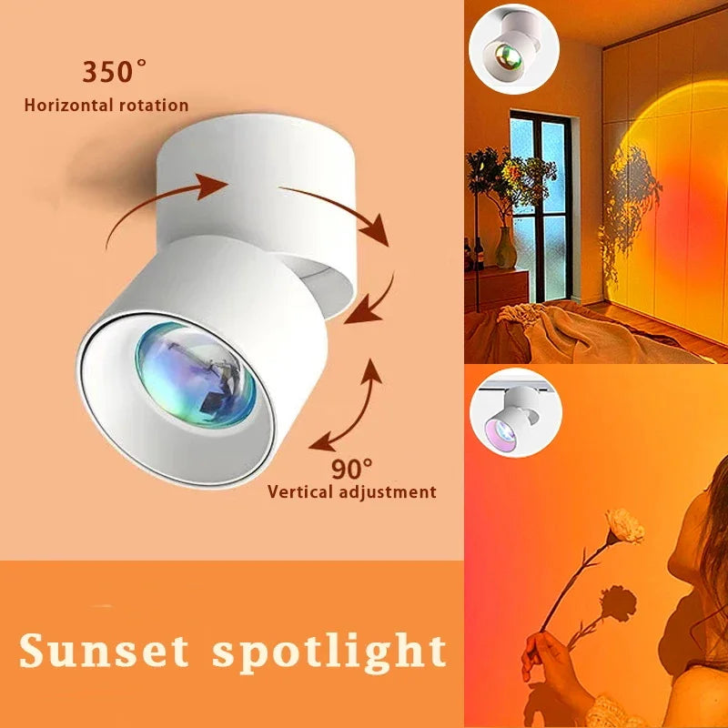 LED Sonnenuntergang Atmosphäre Wandstrahler