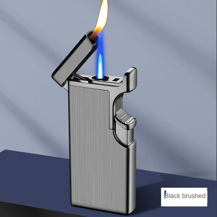 Metall Double Fire Jet Butan Feuerzeug | Karnz