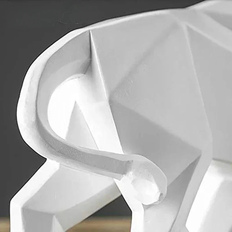 Karnz | ToroArte Stier Skulptur | Nordisches Design | Harzfigur Modern | 35 cm / 26 cm