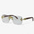Randlose Steampunk Sonnenbrillen mit Metallakzenten – Nirex | Karnz