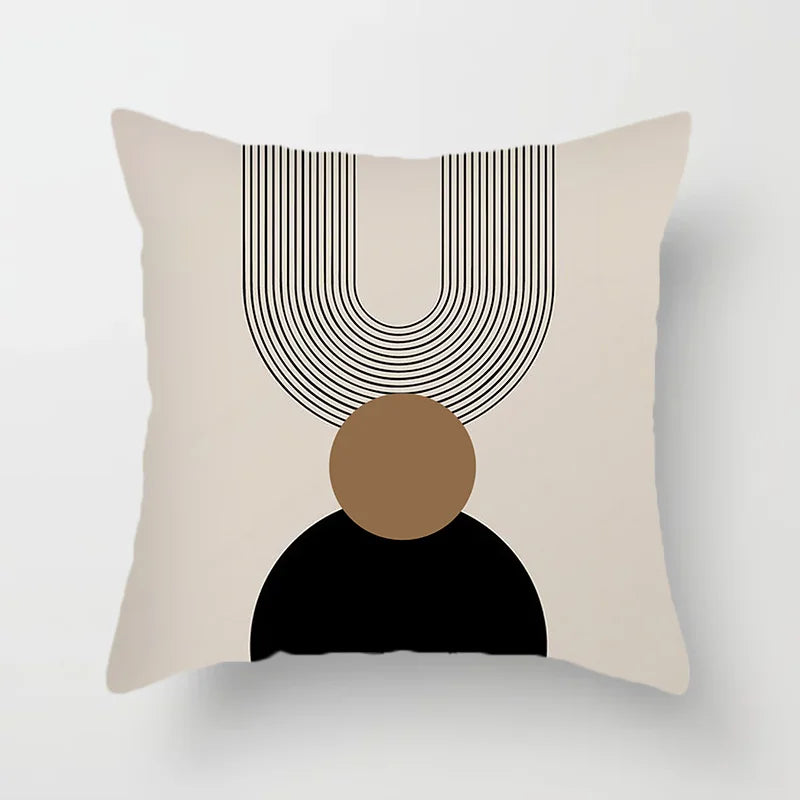 Moderne Kunst Abstraktes Muster Dekokissenbezüge Kreative Linien Sofa Stuhl Kissenhüllen Dekokissen Fall Home Office Dekor | Karnz