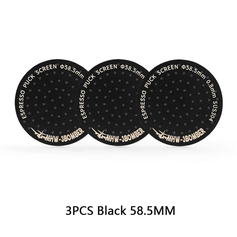 MHW-3BOMBER 51/53/58.5mm Espresso Puck Screen Doppel-Layer Metall Kaffee Wiederverwendbarer Filter