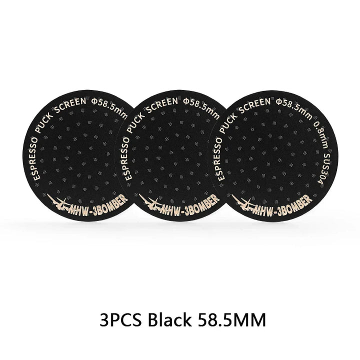 MHW-3BOMBER 51/53/58.5mm Espresso Puck Screen Doppel-Layer Metall Kaffee Wiederverwendbarer Filter