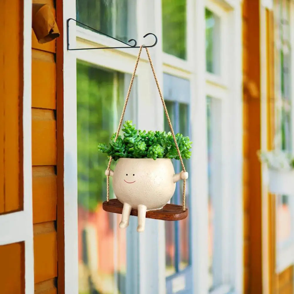 Swing Smiling Face Blumentopf | Karnz