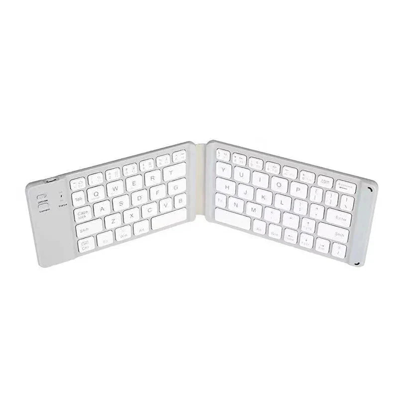 Drahtlos faltbare Bluetooth-Tastatur mit Touchpad – Kompakt, vielseitig und ultra-portabel | Karnz