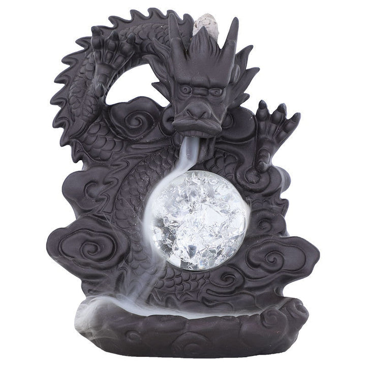 Mystic Dragon Glücks-Ton Wasserfall Brenner | Karnz