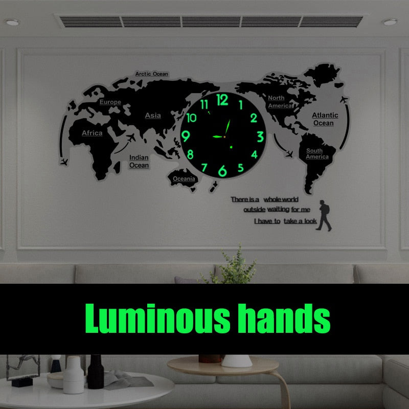 Karnz | Artsy Time Einzigartige Acryl 3D DIY Wanduhr
