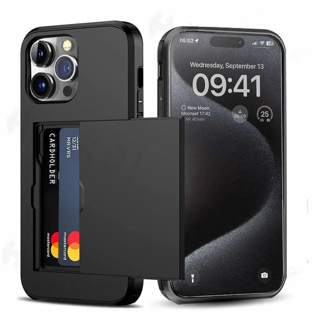 Sandsberg | iPhone-Hülle mit Kartenhalter | Schlankes Schutz- und Wallet-Design