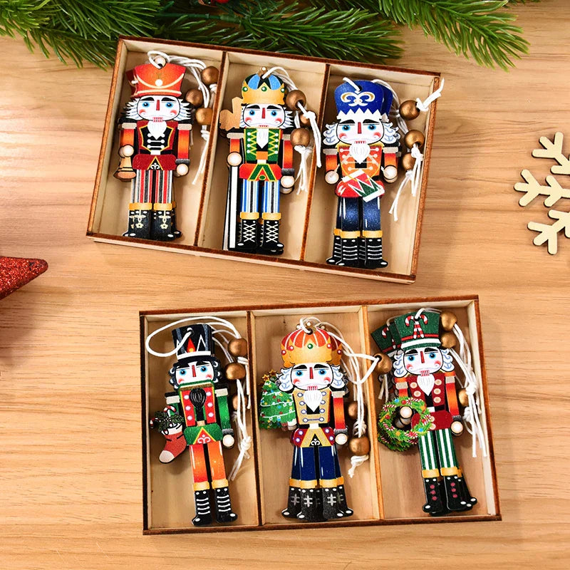 Fröhliche Weihnachtsanhänger – Bunte Dekorationsanhänger für den Weihnachtsbaum | Karnz