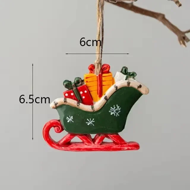 Klassische Weihnachtsdeko – Hängende Weihnachtsstrümpfe mit Elchmotiv | Karnz
