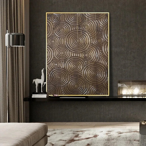 Naturale abstrakte Holzbaumringe Wandkunst Fine Art Leinwanddrucke Bilder für Wohnzimmer, Esszimmer, Homeoffice Kunstdekor