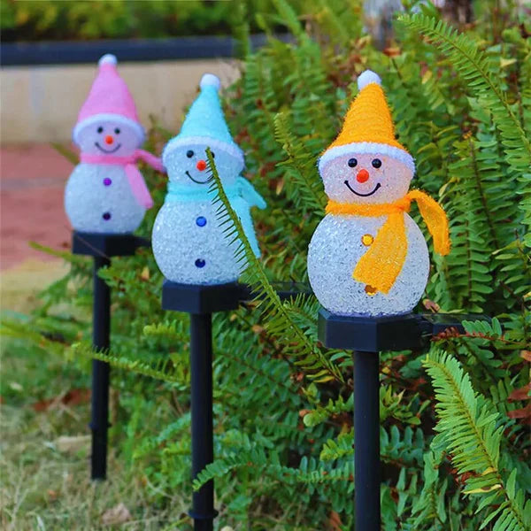 Solarbetriebene Schneemannlampe - SolarSnow | Karnz
