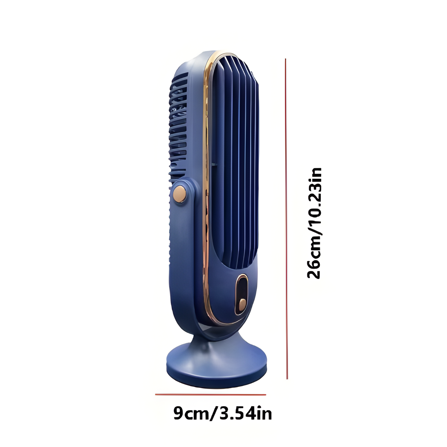 Kompakter Hochleistungs Tragbarer Schreibtischventilator - USB Aufladbar | Karnz