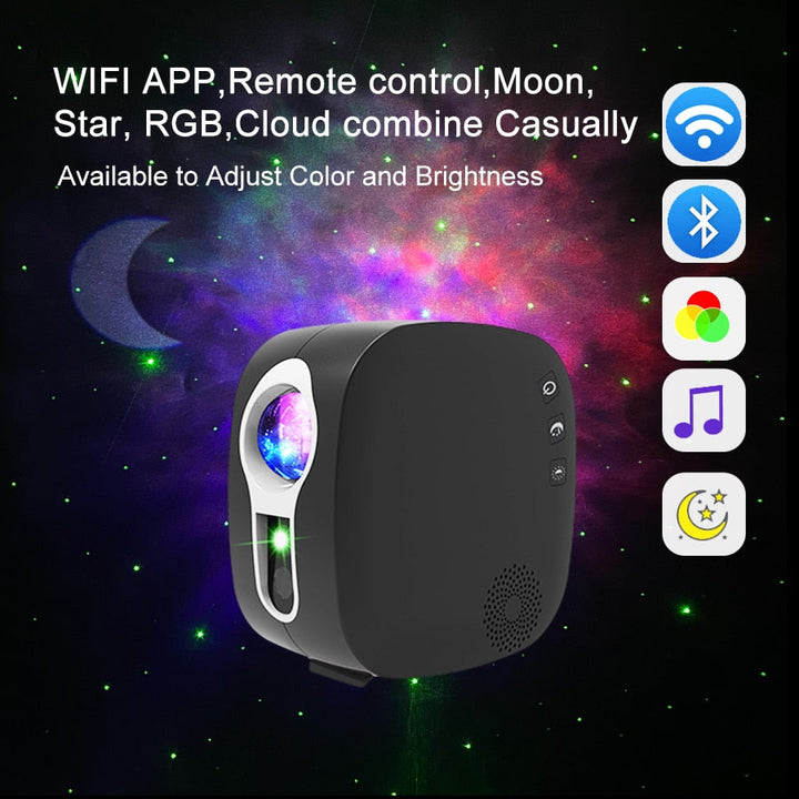 Galaxy Glow Rotierende Sternenhimmel Projektor | Karnz