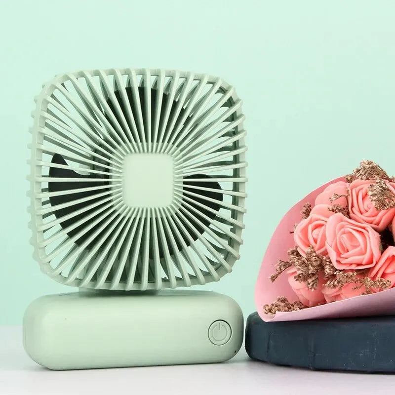 Mini Handheld USB Ventilator: Tragbare Drei-Geschwindigkeits-Kühlung für Auto, Zuhause, Büro und den Einsatz im Freien - Leises und einfaches Design | Karnz