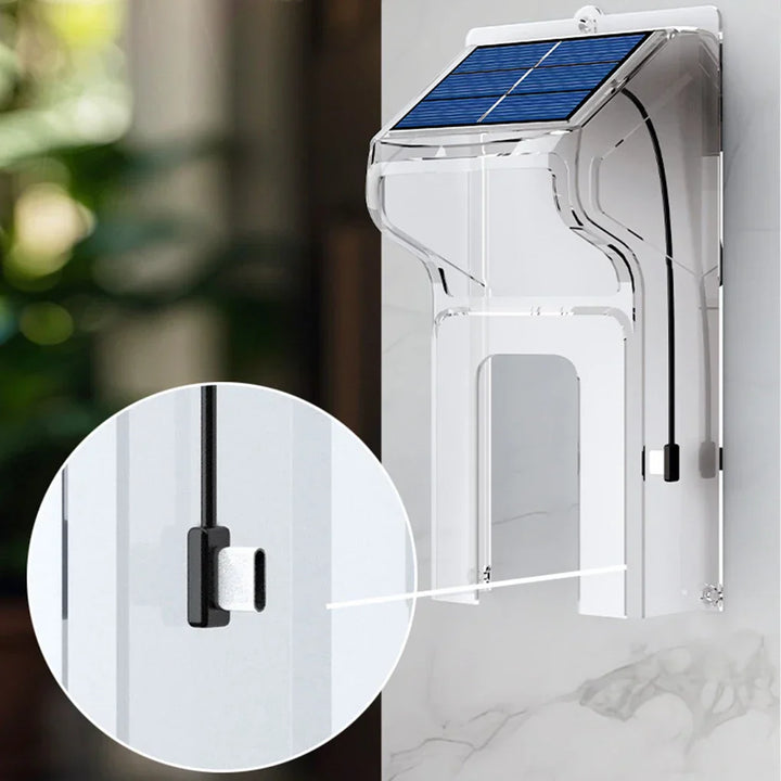 Karnz | SecuraSun DoorCam Kabellose HD-Video-Türklingel mit Solar-Ladung & WLAN | IP65 Wasserdicht