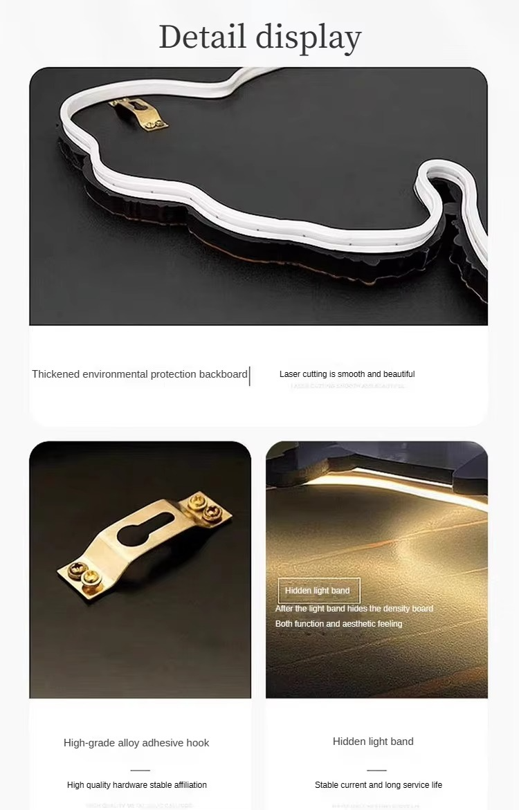 Elegante LED-Wandleuchte für Schlaf- und Wohnräume