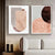 Skandinavische abstrakte graue rosa Granit Wandkunst Fine Art Leinwanddrucke Bilder für moderne Wohnung Wohnzimmer Schlafzimmer Kunstdekoration | Karnz
