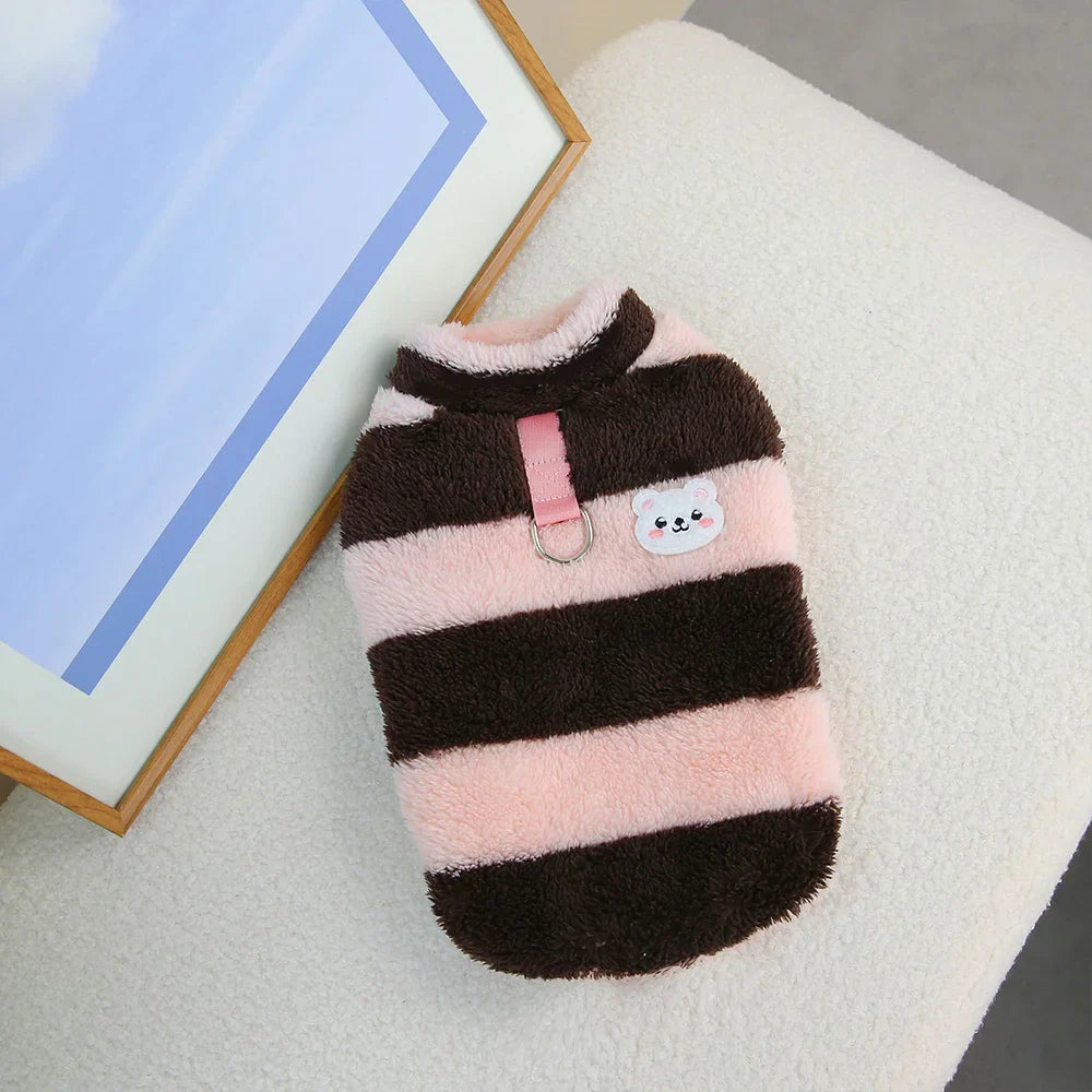 Wärmer Fleece-Hundepullover für kleine Hunde Karnz