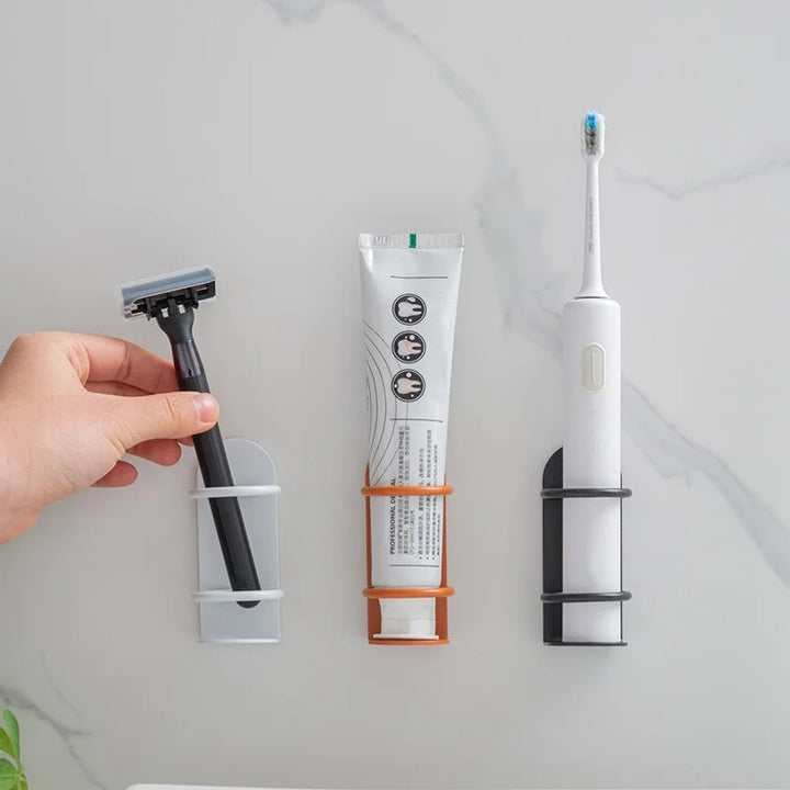 IRONFIX Zahnbürstenhalter zur Wandmontage ohne Bohren Karnz