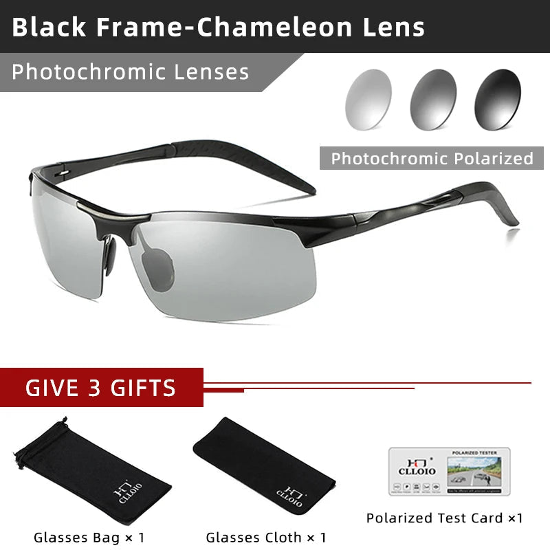 Photochrome Sonnenbrille mit polarisierten Gläsern | Karnz