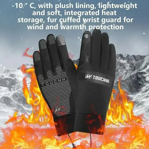Karnz | ThermaGlide USB beheizte Handschuhe | Wasserdicht & Touchscreen-kompatibel | Winterhandschuhe für Skifahren, Motorradfahren & Outdoor