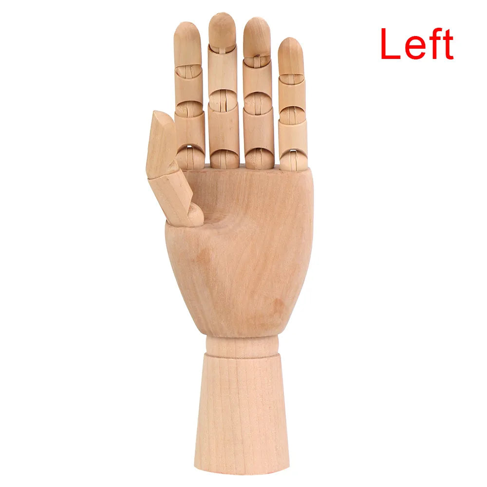 Holzbewegliches Handmodell 25 cm Moderne Kunst Referenz | Karnz