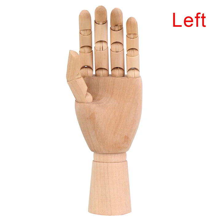 Holzbewegliches Handmodell 25 cm Moderne Kunst Referenz | Karnz