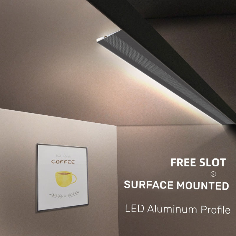 InvisiKarnze Oberfläche Aluminium Dünnes Lichtpanel