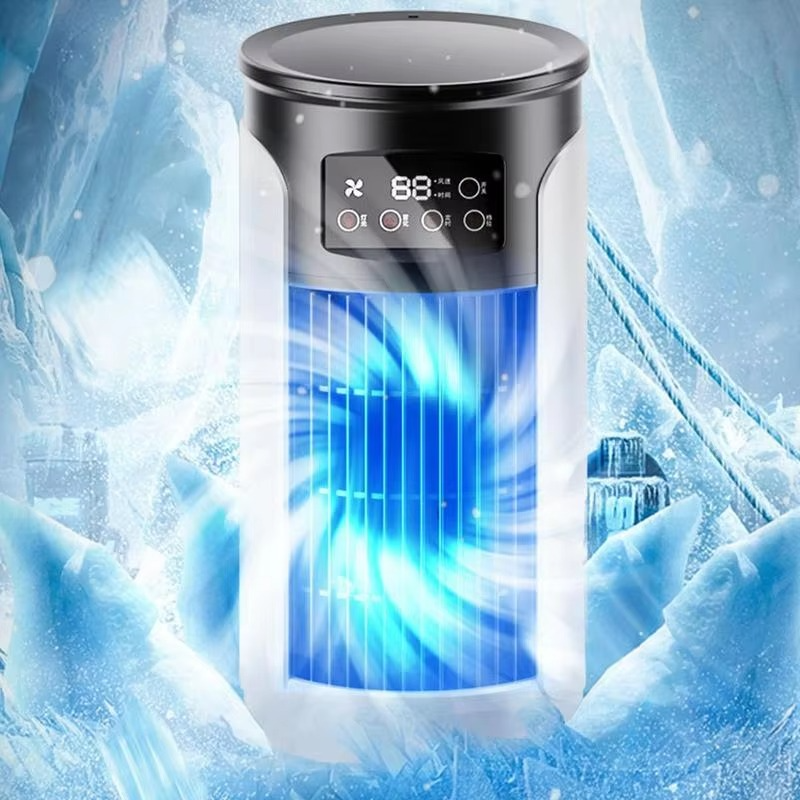 Tragbare Klimaanlagenventilator Verdunstungskühler USB Leise Timer Raumkühlung Kleiner 10 oz Wassertank Persönlicher Kühler Einstellbar | Karnz