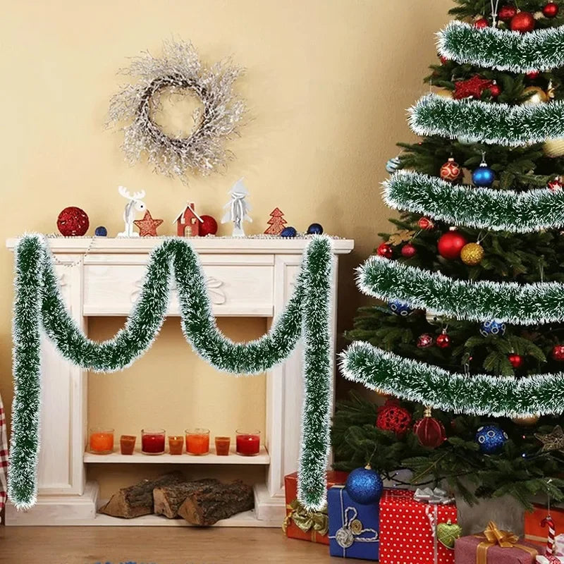 Weihnachtliche Deko Girlande – Künstliche Tannengirlande für Innen- und Außendekoration | Karnz