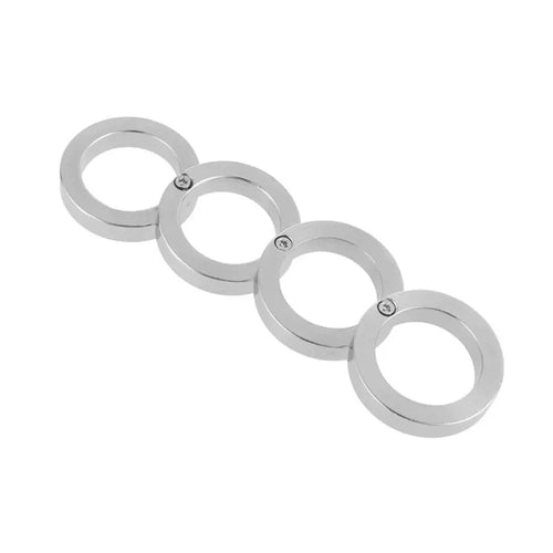 Karnz | Edelstahl Selbstverteidigung Rotierbarer Faltbarer Ring