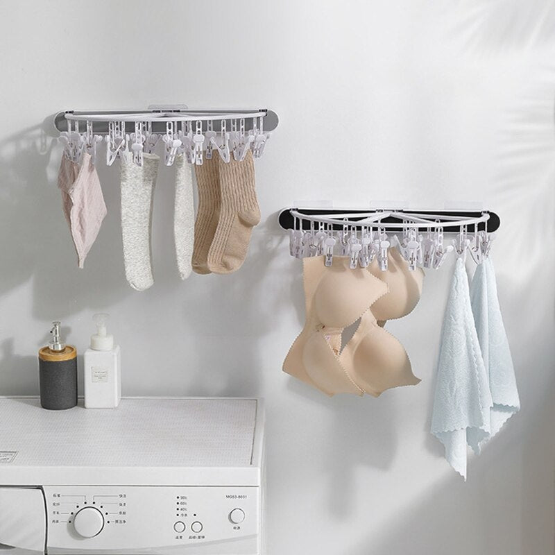 WallDry Mini Trockenständer für Socken und kleine Wäsche Faltbar | Karnz