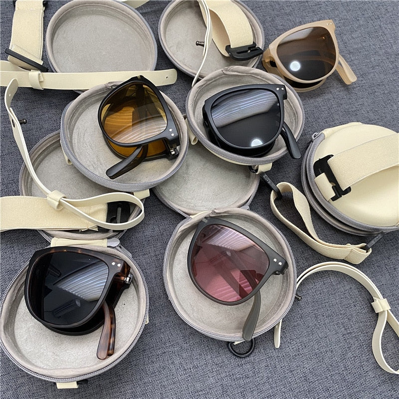 Karnz | Anti-UV faltbare Mode Flex klare Sicht Sonnenbrille