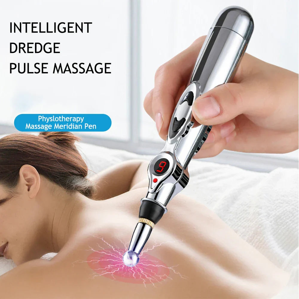 Multifunktionaler Akupunktur-Massagestift – 5 Aufsätze