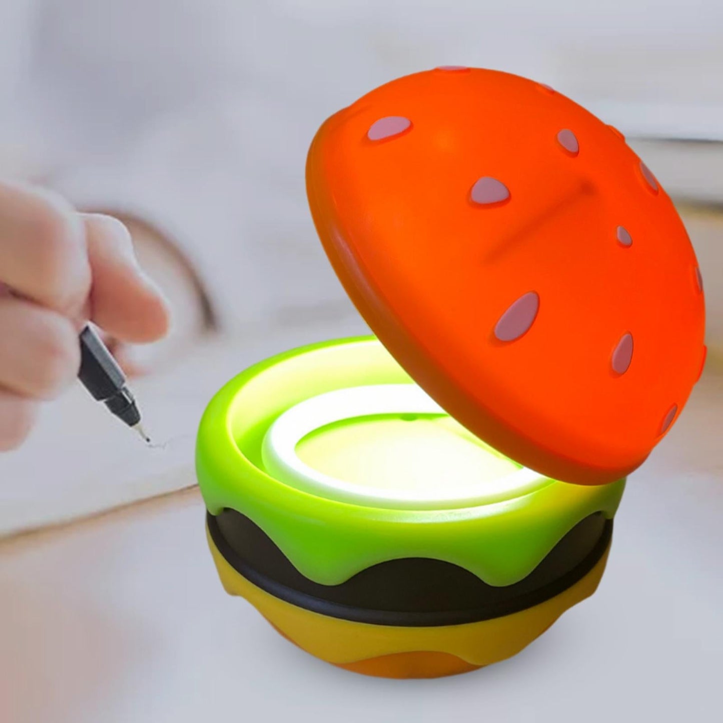 Karnz | Faltbare Drahtlose Einzigartige Hamburger Tischlampe