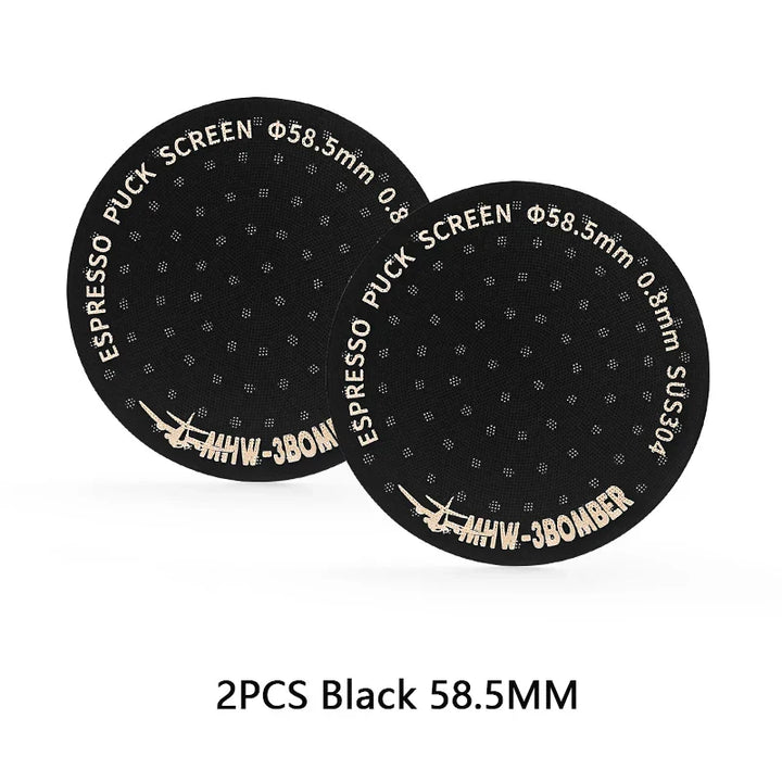 MHW-3BOMBER 51/53/58.5mm Espresso Puck Screen Doppel-Layer Metall Kaffee Wiederverwendbarer Filter