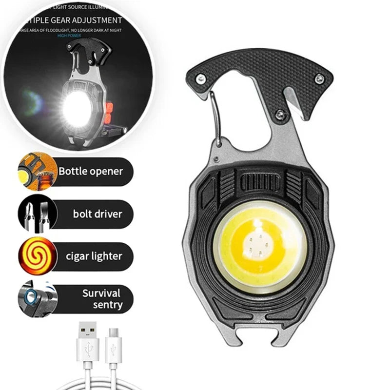 Ultimate COB Multifunktion Wiederaufladbare Eingebaute Lampe Arbeitslicht | Karnz