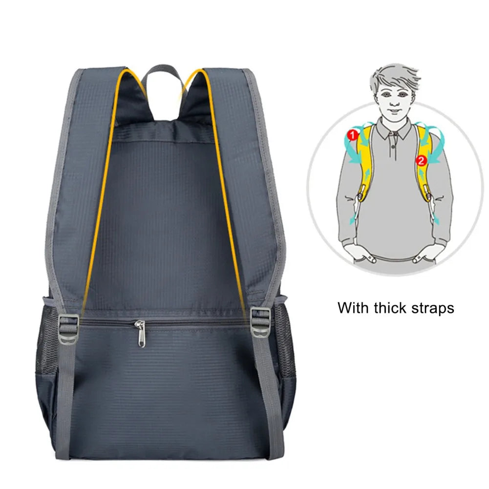 Karnz | Trekparo Faltbarer Rucksack | 30L Ultraleicht & Wasserdicht | Für Wandern, Camping & Reisen | Unisex Daypack