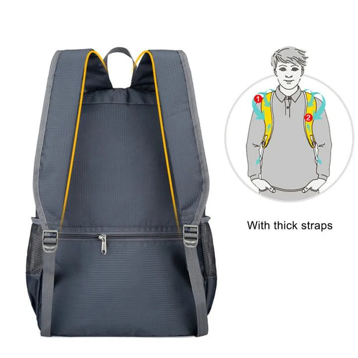 Karnz | Trekparo Faltbarer Rucksack | 30L Ultraleicht & Wasserdicht | Für Wandern, Camping & Reisen | Unisex Daypack