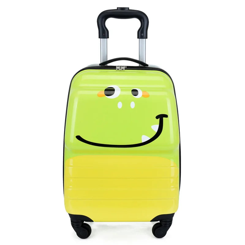 Sydney Kinderkoffer – 3D Tier Trolley mit 360° Rädern und verstellbarem Griff | Leicht und stoßsicher | Karnz