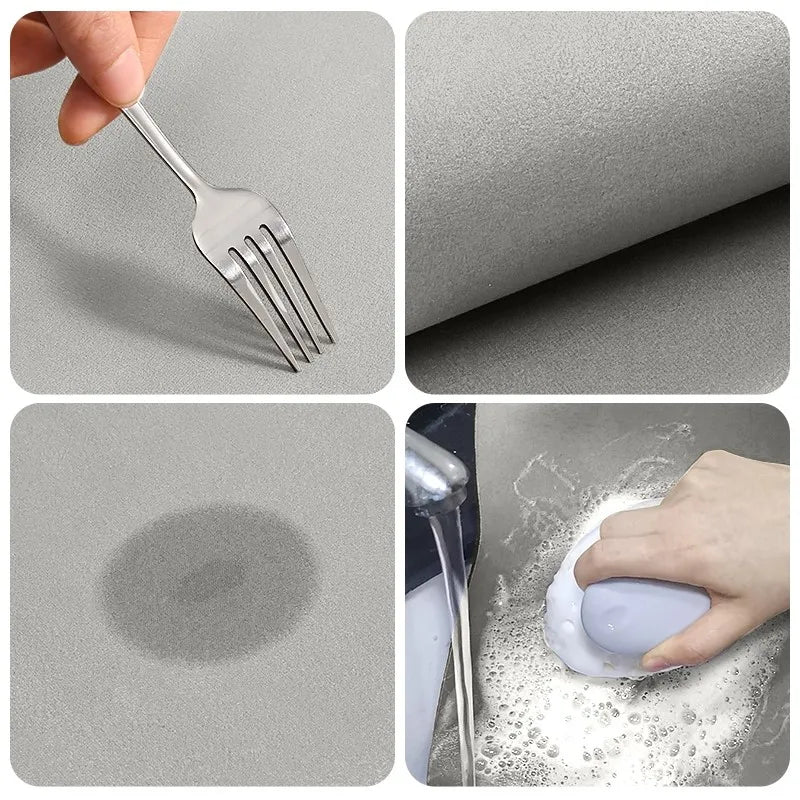 Anti-Rutsch Boden Teppich SoftGrip – Absorbierender Waschbarer Teppich für Jeden Raum | Karnz