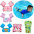 Karnz | FLOTTY Kinder Schwimmhilfe | Rettungsweste mit Armflügeln | Verstellbarer Doppelverschluss | Für Kinder bis 25 kg