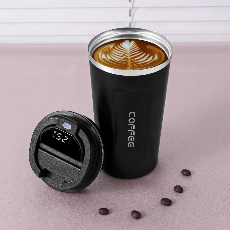 LED-Temperaturanzeige Smart Thermoskaffee Becher | Karnz