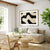 Moderne abstrakte formschöne schwarze minimalistische Wandkunst Fine Art Leinwanddrucke Bilder für moderne Wohnung Wohnzimmer Esszimmer Kunst Dekor | Karnz