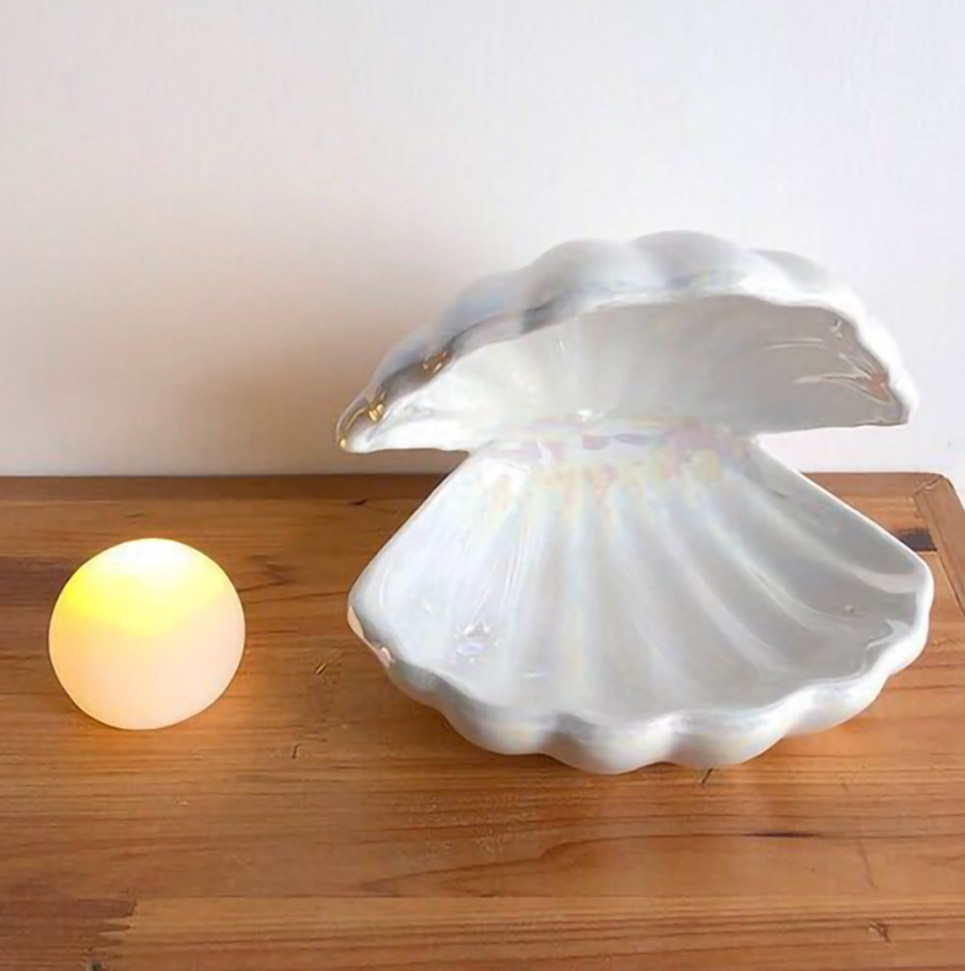 Chelly Chic Shell Lampe | Eine magische Lampe mit einer Perle | Karnz