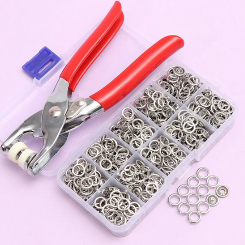 DIY-Set mit Metall-Druckknöpfen | Ihre Kleidung sieht wieder aus wie neu!