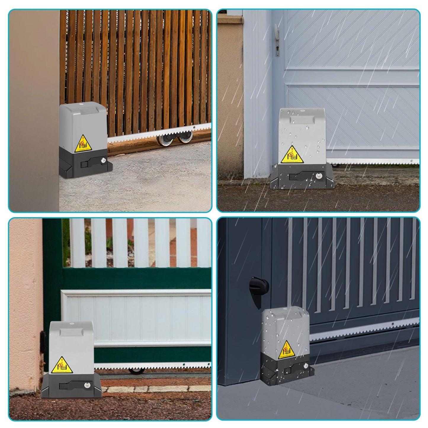 Schiebetorantrieb Garagentorantrieb mit App-Steuerung 370W/550W | Karnz